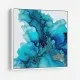 Alcohol Ink Light Blue 2 Abstract Wall Art Alcohol Ink Light Blue 2 Abstract Wall Art