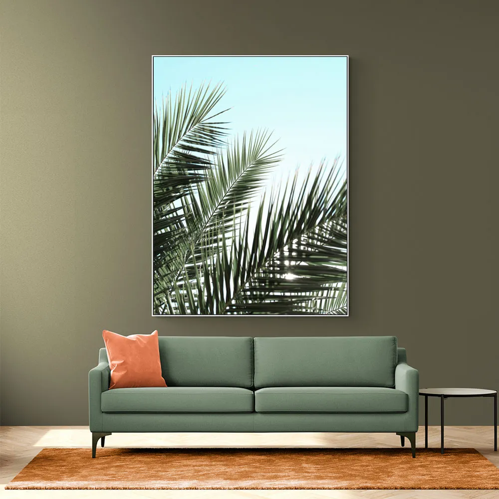 Palm leaves, sky 1 Palm leaves, sky 1