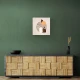 White and Brown Terrazzo Flowerpot White and Brown Terrazzo Flowerpot