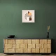 White and Brown Terrazzo Flowerpot White and Brown Terrazzo Flowerpot