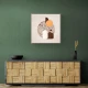 White and Brown Terrazzo Flowerpot White and Brown Terrazzo Flowerpot