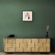 White and Brown Terrazzo Flowerpot White and Brown Terrazzo Flowerpot