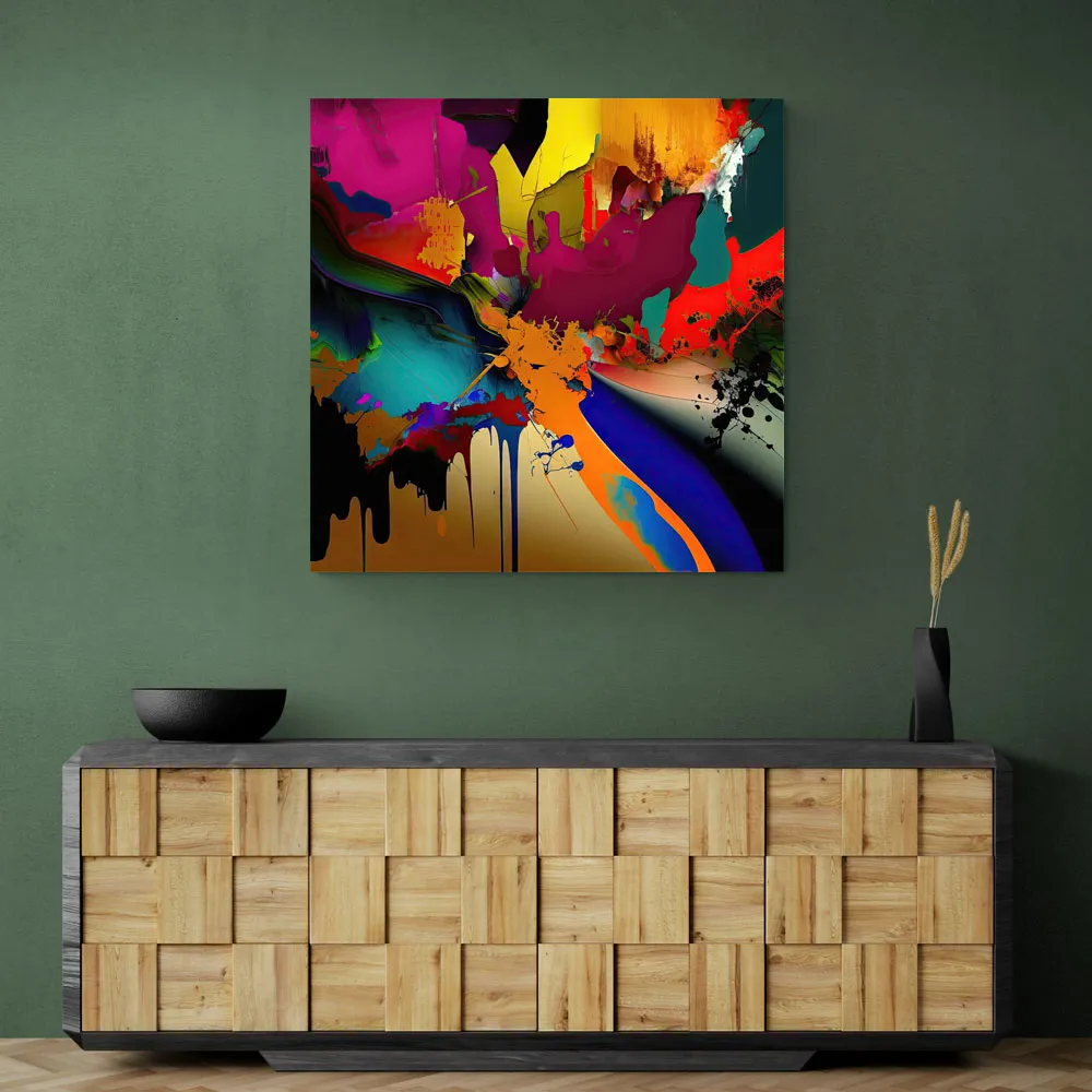 Abstract Colour Splash 15 Wall Art Abstract Colour Splash 15 Wall Art