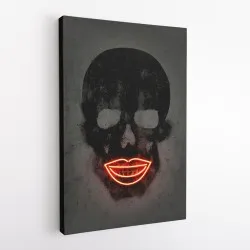 Black Skull Neon