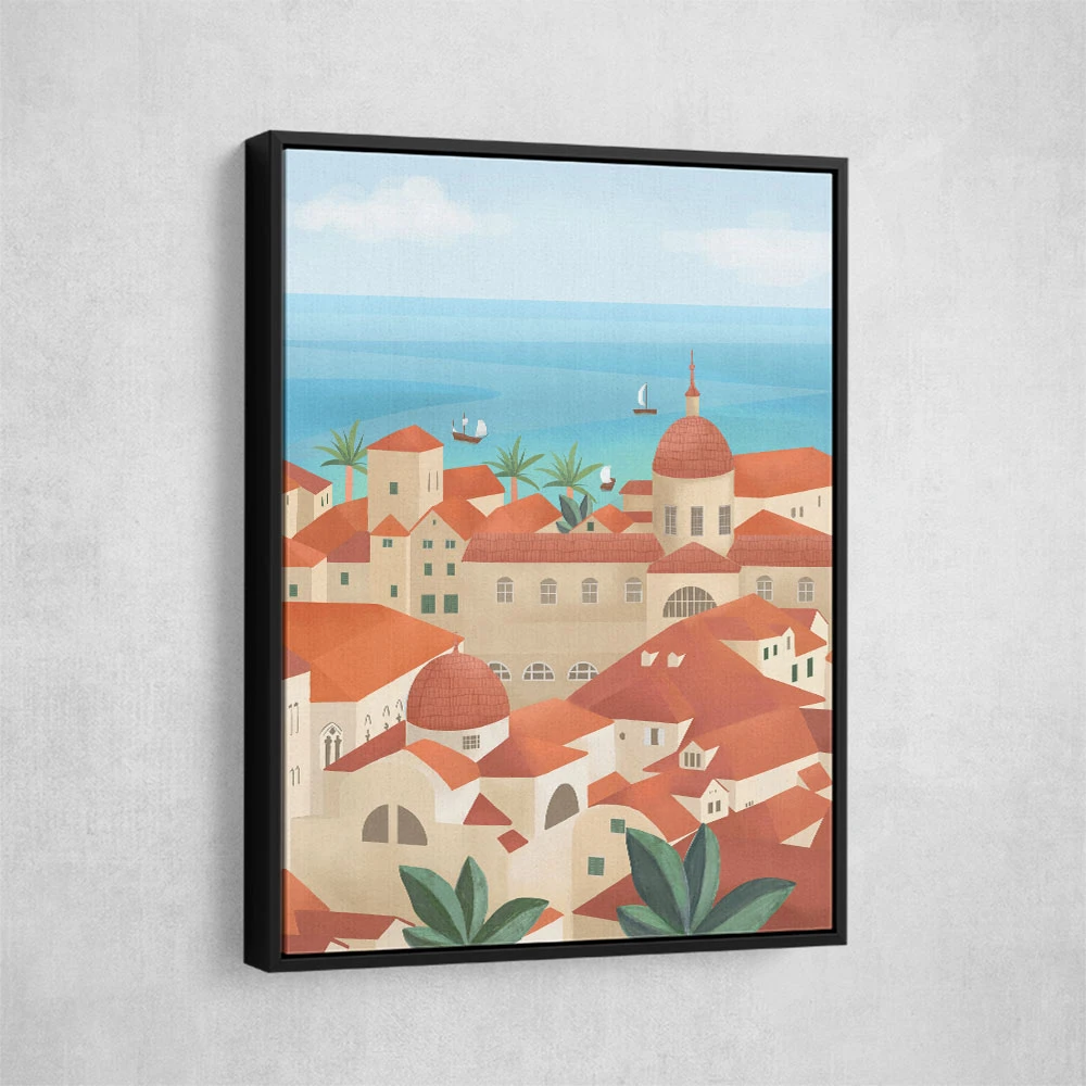 Dubrovnik Old Town Wall Art Dubrovnik Old Town Wall Art