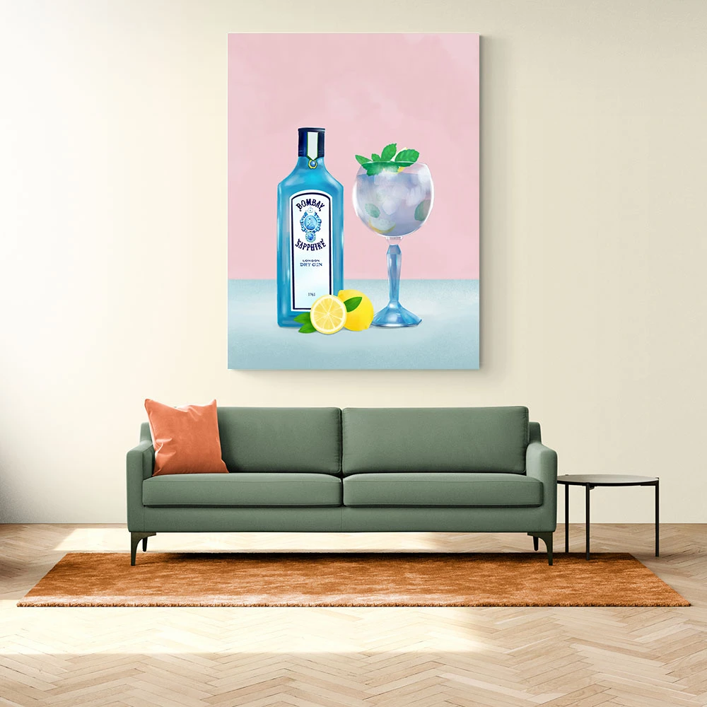 Gin Cocktail Wall Art Gin Cocktail Wall Art