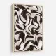 White Beige Brown Pattern White Beige Brown Pattern