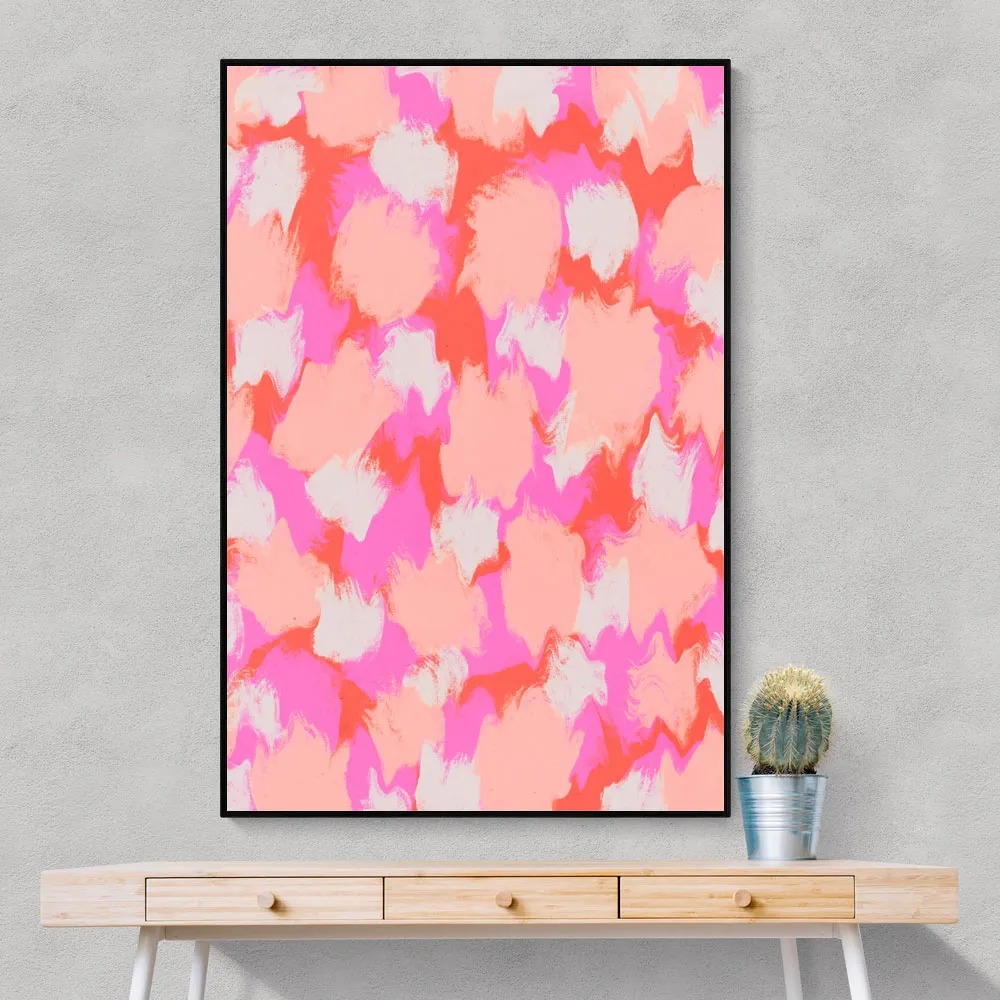 Pastel Pink And Orange Strokes Pastel Pink And Orange Strokes