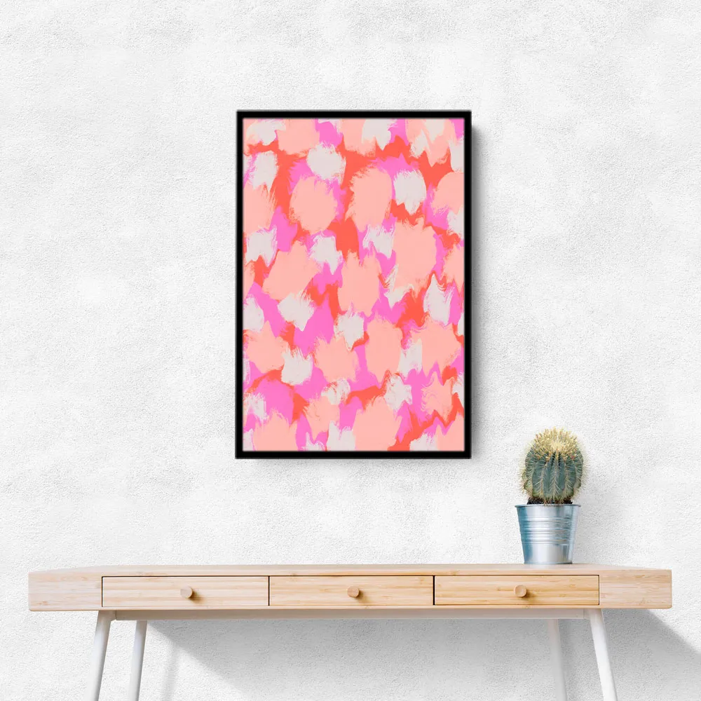 Pastel Pink And Orange Strokes Pastel Pink And Orange Strokes
