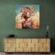 Beauty With Butterfly Crown 2 Collage Wall Art Beauty With Butterfly Crown 2 Collage Wall Art