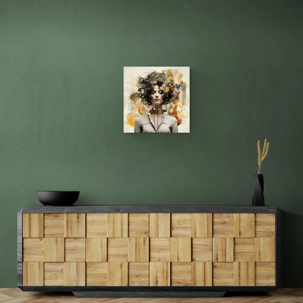 Woman Portrait 3 Collage Wall Art Woman Portrait 3 Collage Wall Art