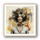 Woman Portrait 3 Collage Wall Art Woman Portrait 3 Collage Wall Art