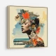 Woman Portrait 6 Collage Wall Art Woman Portrait 6 Collage Wall Art
