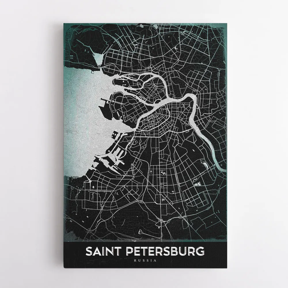 Saint Petersburg Map Saint Petersburg Map
