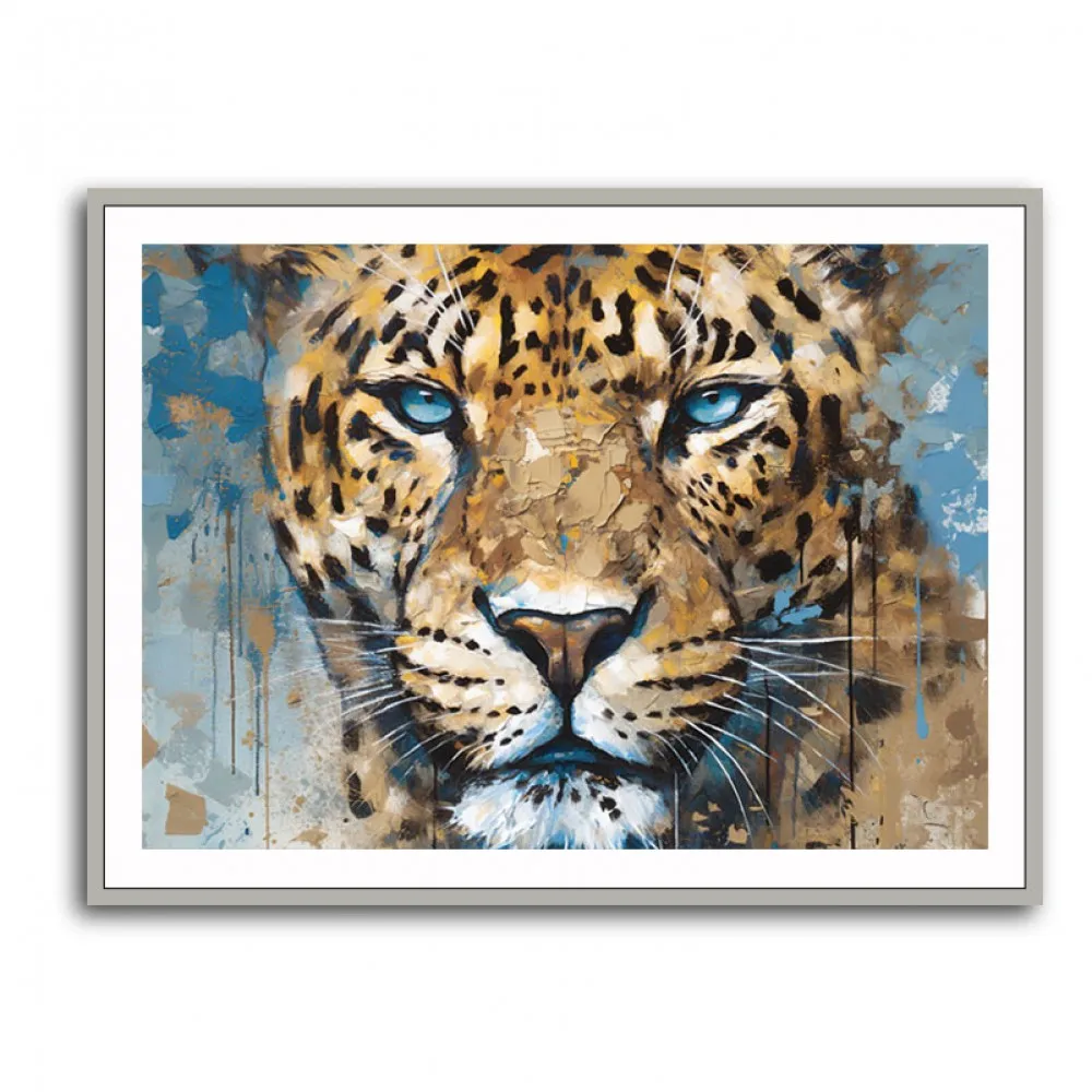 Blue Eyed Leopard 2 Wall Art Blue Eyed Leopard 2 Wall Art