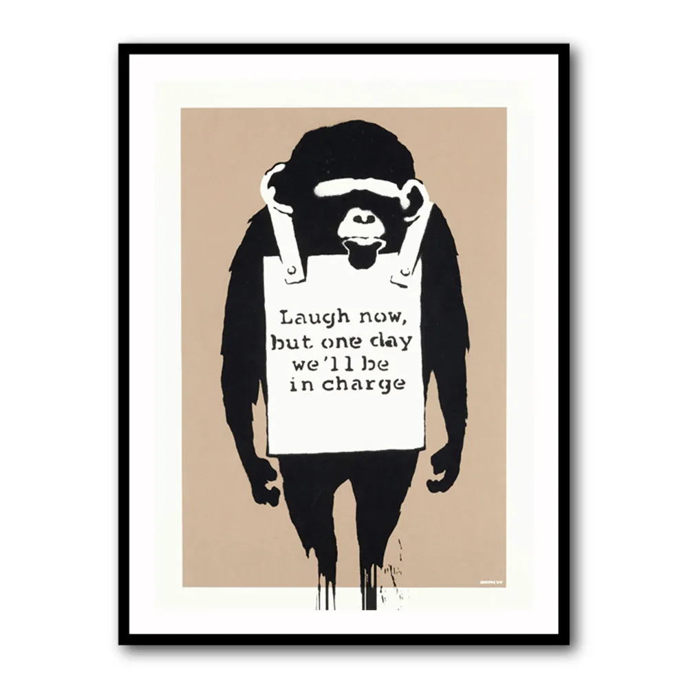 Banksy Laugh Now Banksy Laugh Now