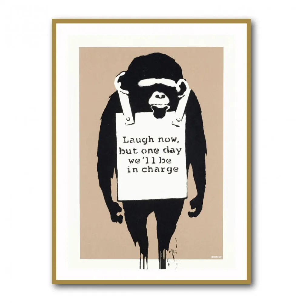 Banksy Laugh Now Banksy Laugh Now