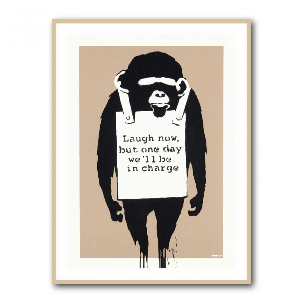 Banksy Laugh Now Banksy Laugh Now