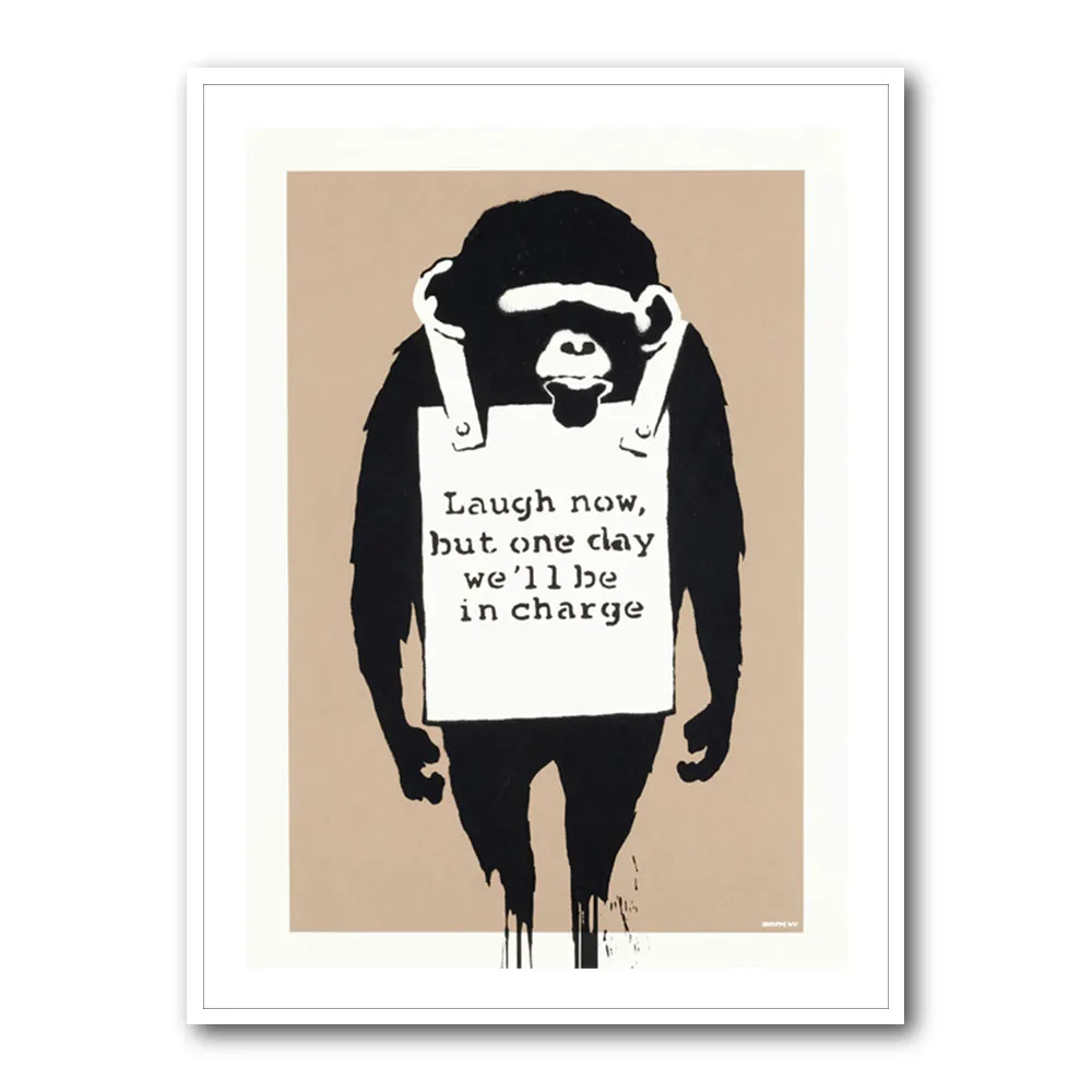 Banksy Laugh Now Banksy Laugh Now