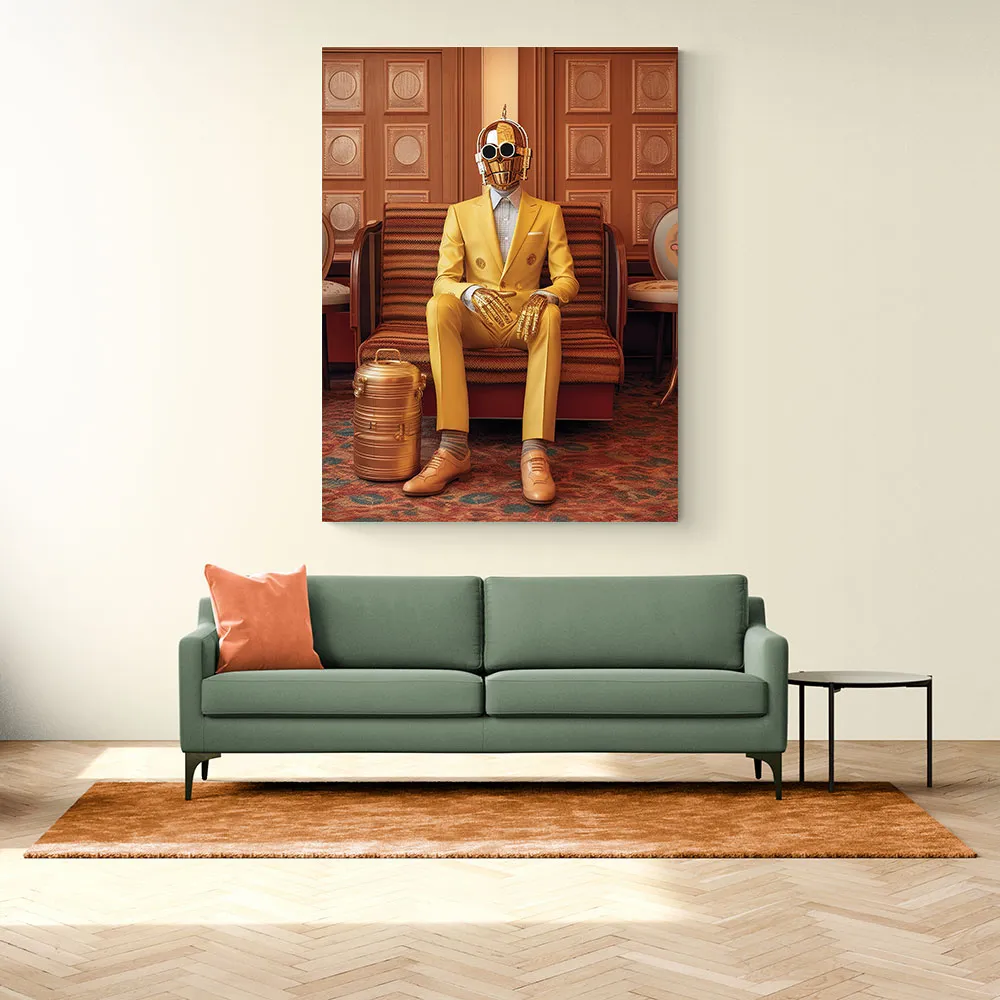 C-3PO Waiting For His Date Wall Art C-3PO Waiting For His Date Wall Art