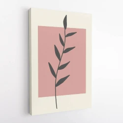  Abstract Minimal Plants #1 Wall Art