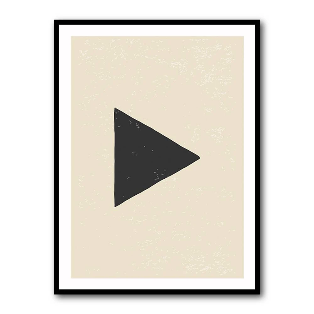 Black Minimal Shapes Series #1 Wall Art Black Minimal Shapes Series #1 Wall Art