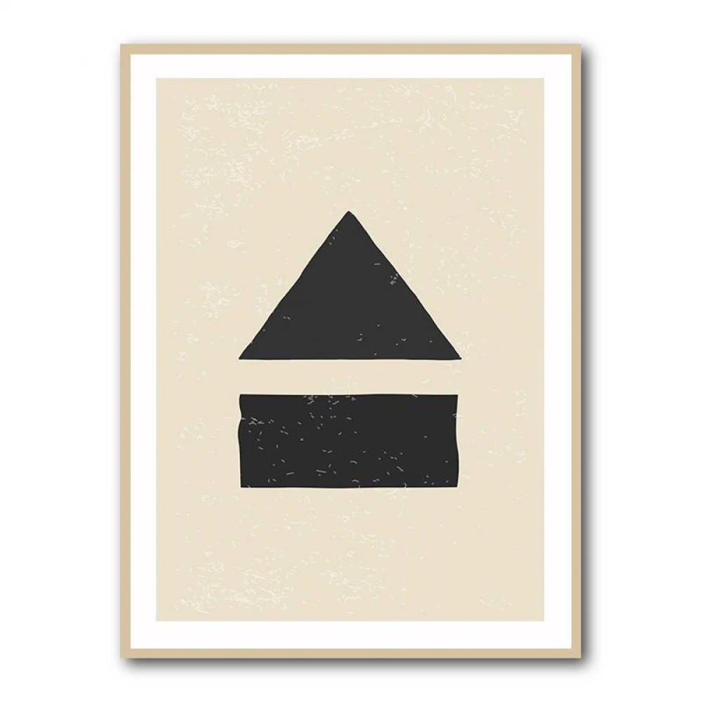 Black Minimal Shapes Series #6 Wall Art Black Minimal Shapes Series #6 Wall Art