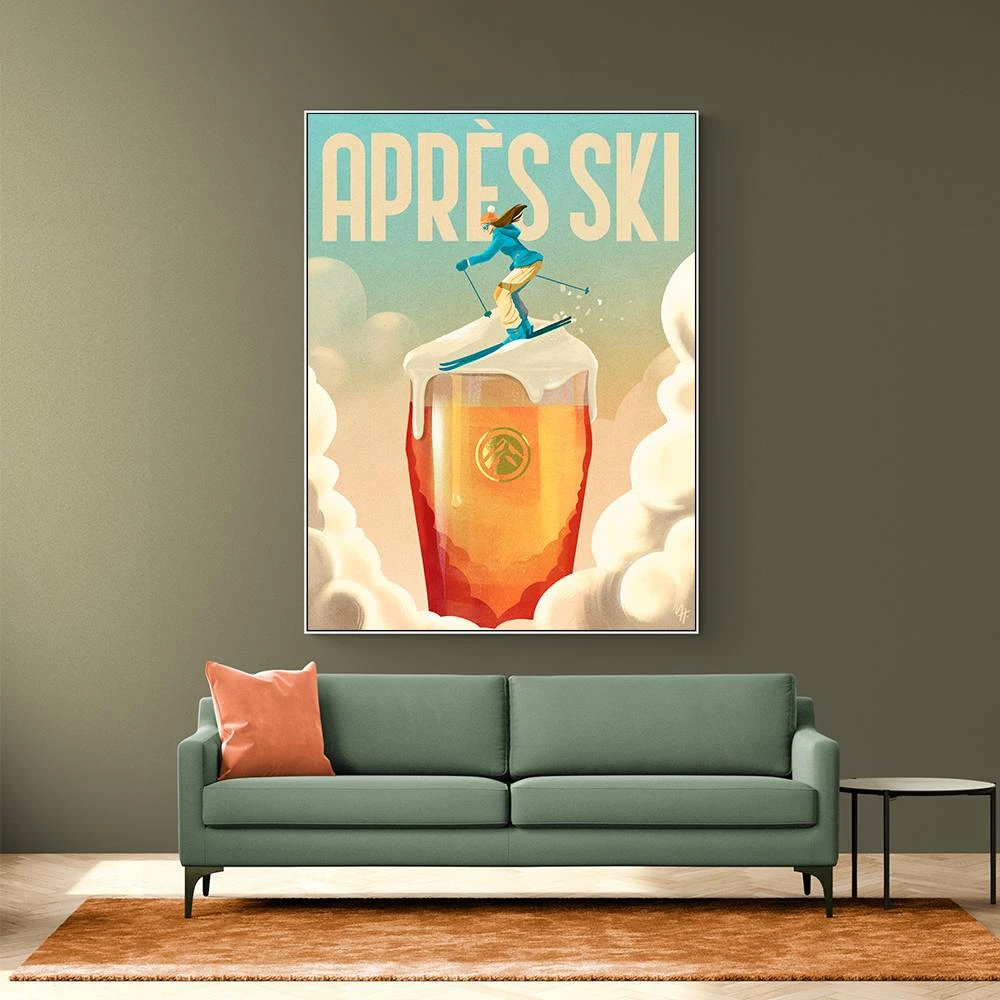 Apres Ski Wall Art Apres Ski Wall Art