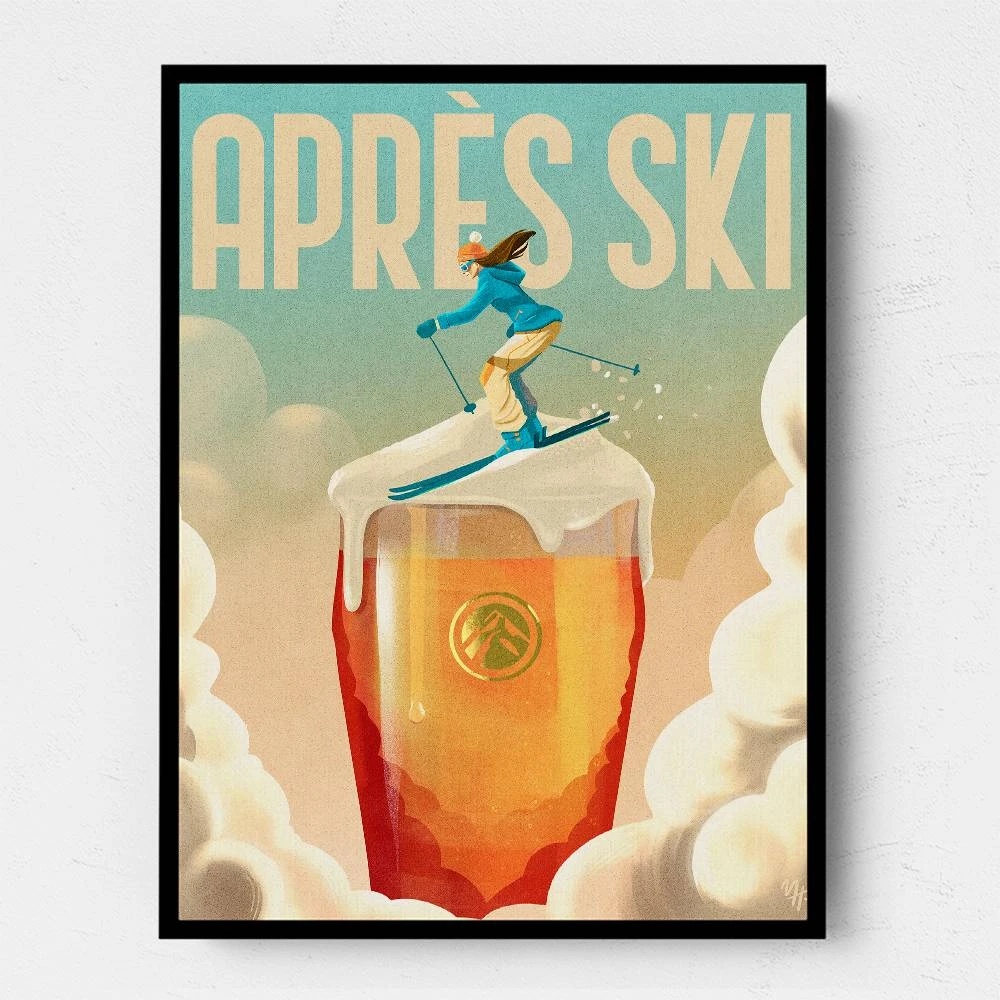Apres Ski Wall Art Apres Ski Wall Art
