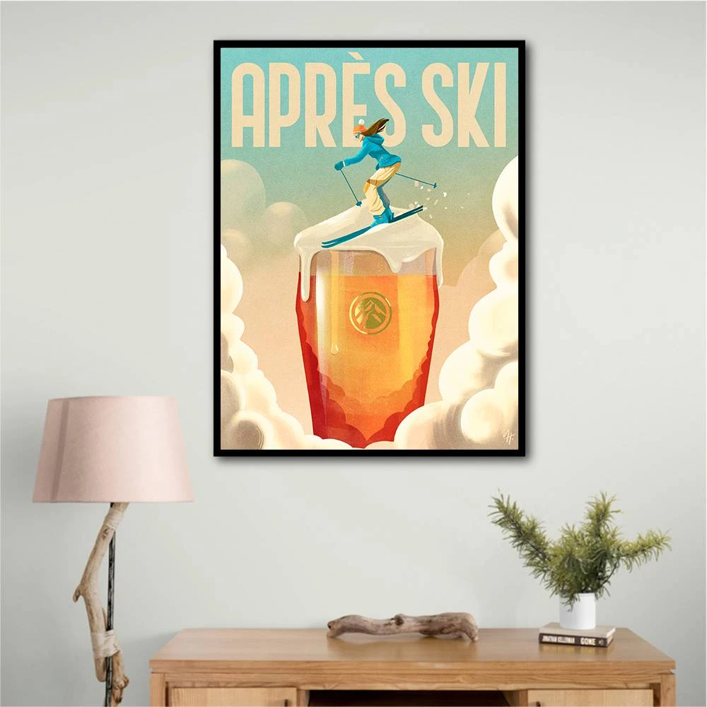 Apres Ski Wall Art Apres Ski Wall Art