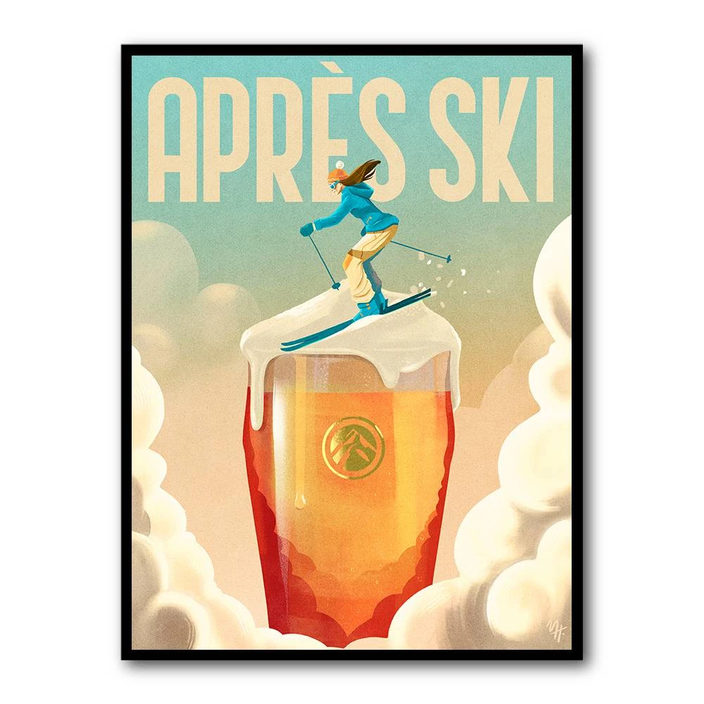 Apres Ski Wall Art Apres Ski Wall Art