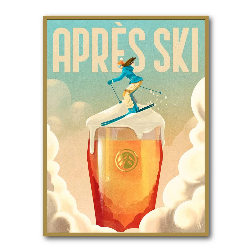 Apres Ski Wall Art Apres Ski Wall Art