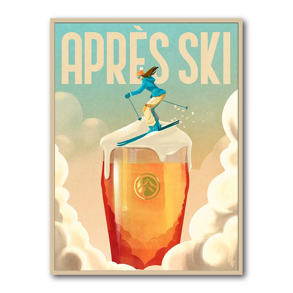 Apres Ski Wall Art Apres Ski Wall Art