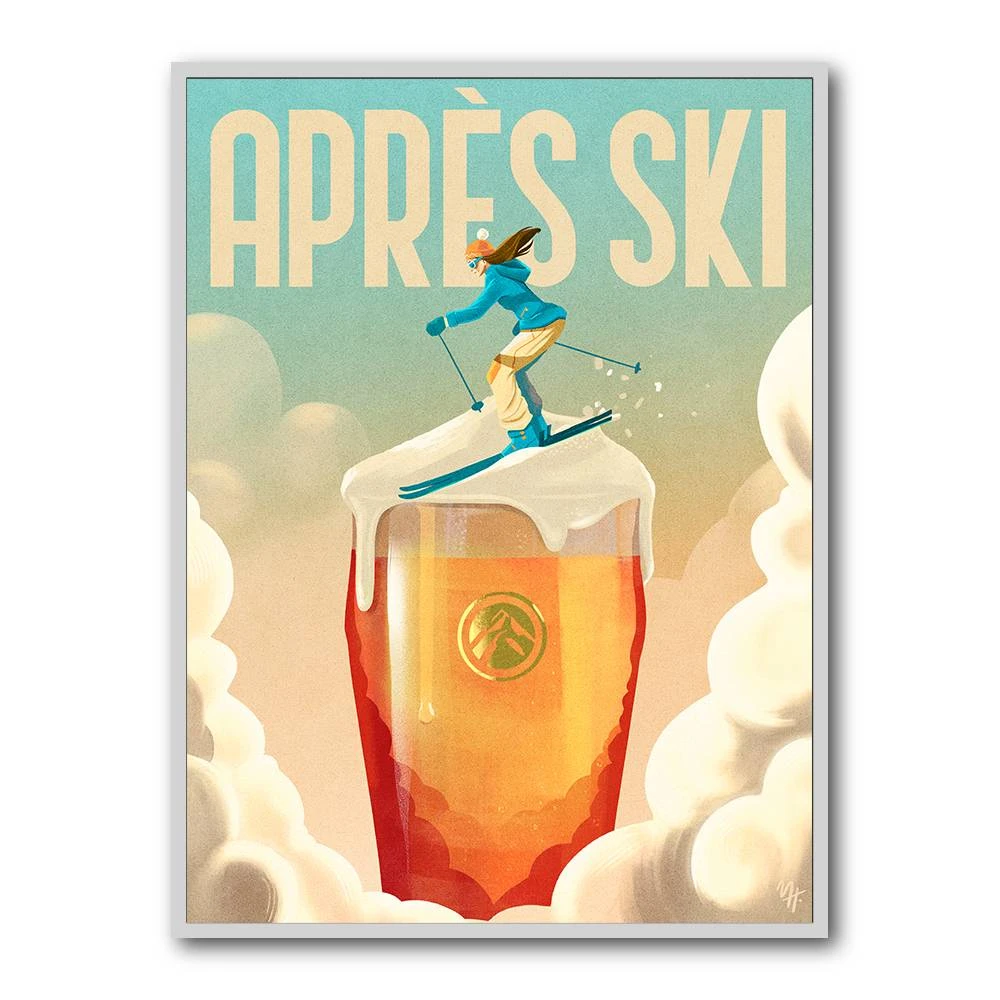 Apres Ski Wall Art Apres Ski Wall Art