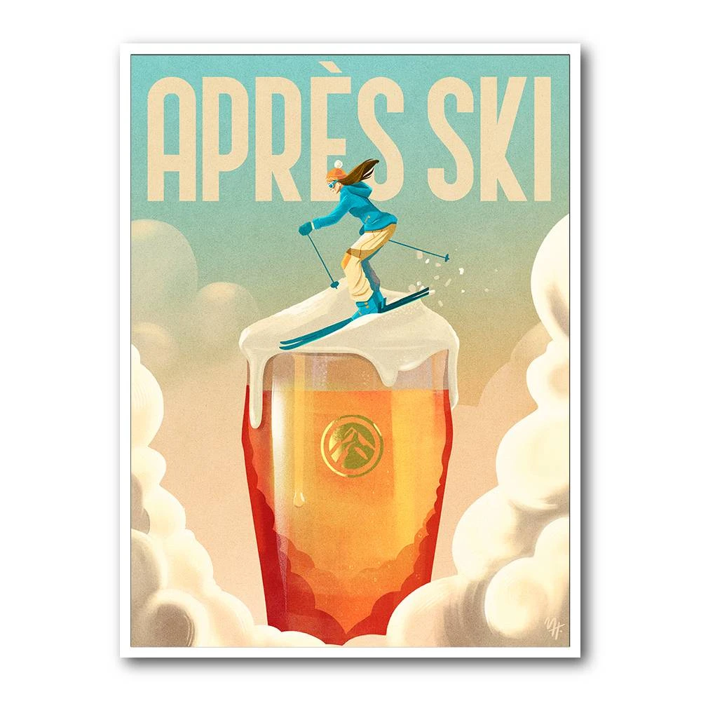 Apres Ski Wall Art Apres Ski Wall Art