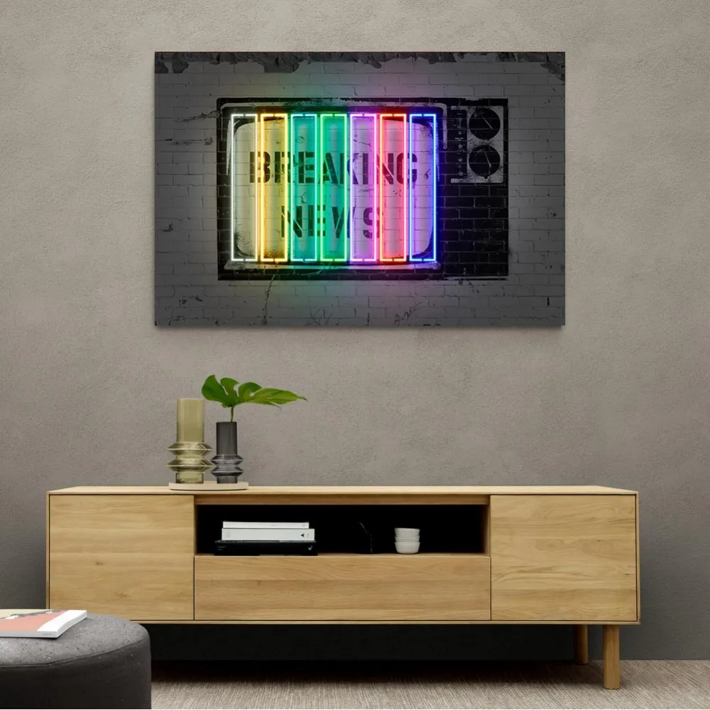 Breaking News Neon Breaking News Neon