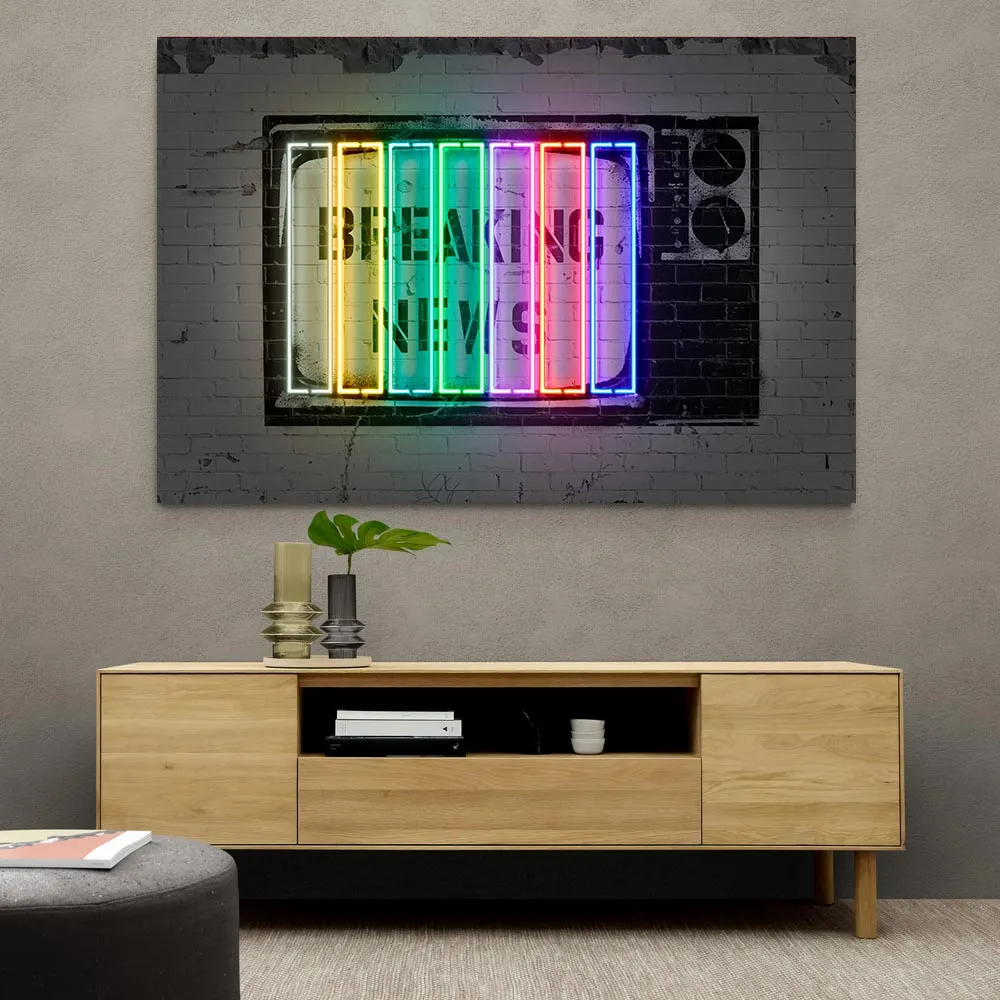 Breaking News Neon Breaking News Neon
