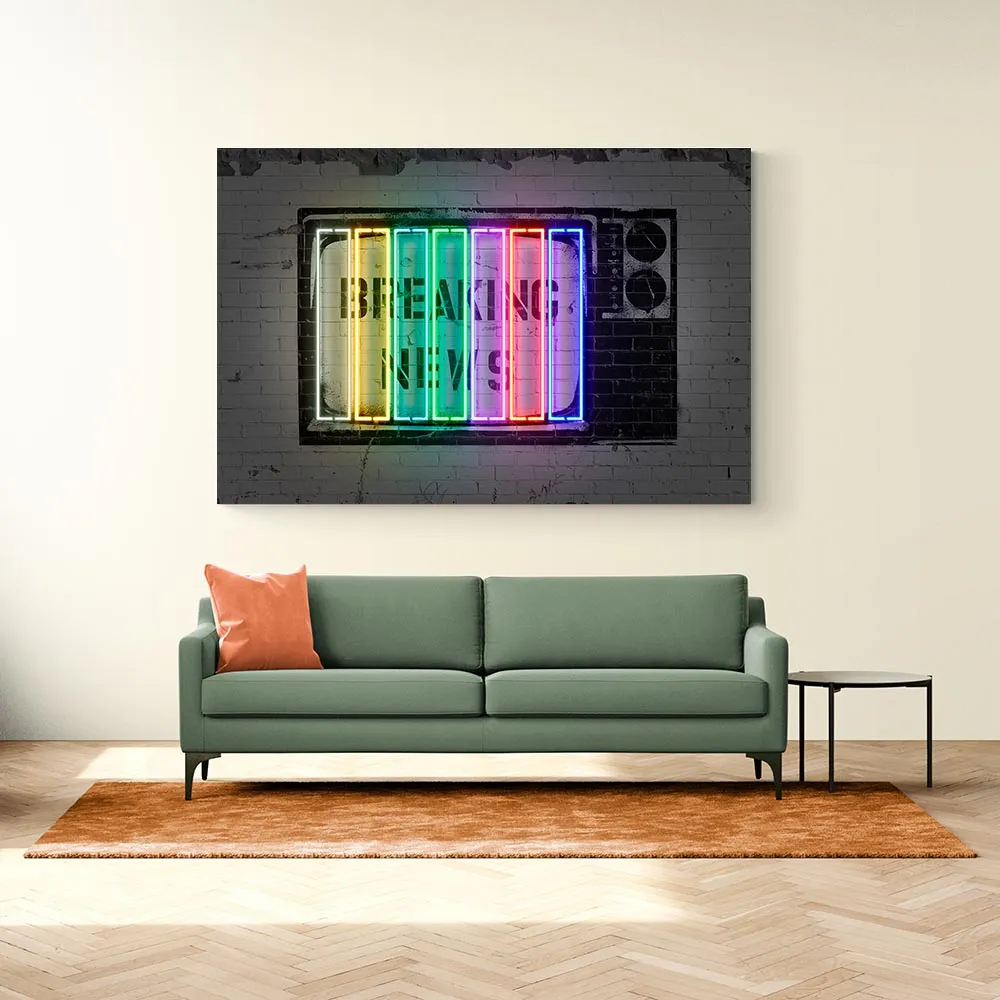 Breaking News Neon Breaking News Neon