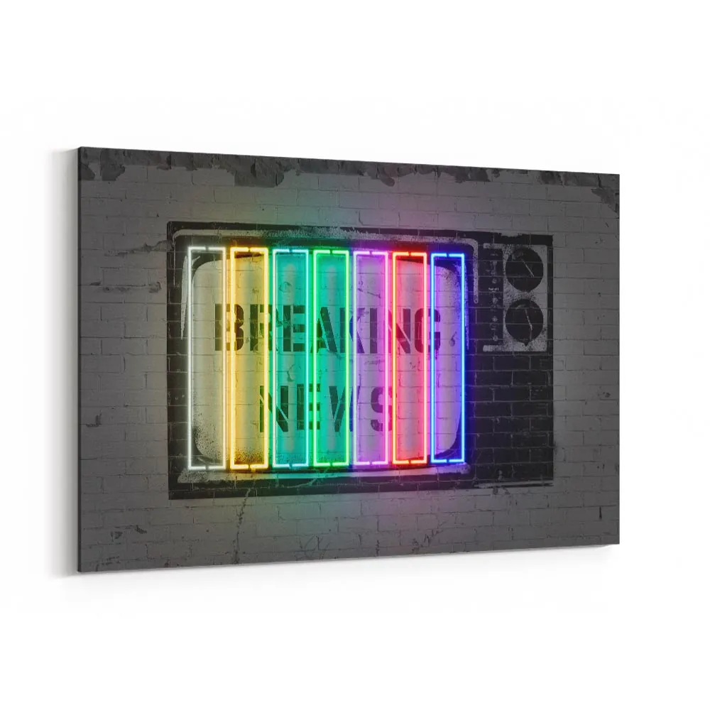 Breaking News Neon Breaking News Neon