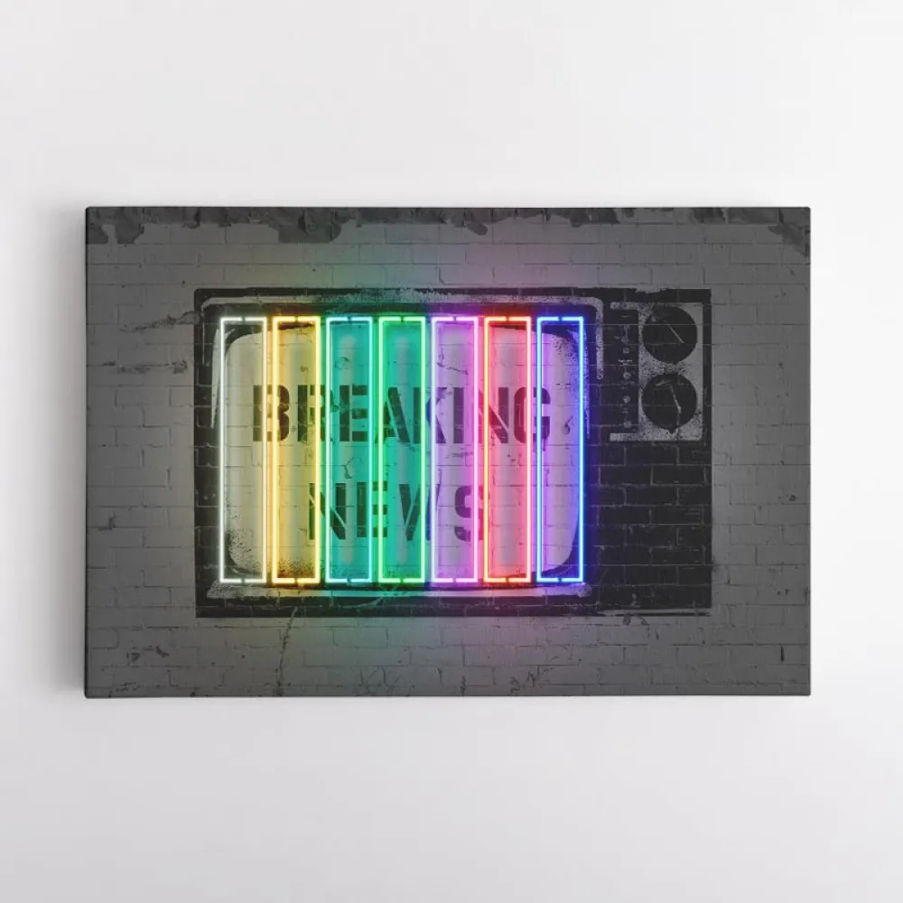 Breaking News Neon Breaking News Neon