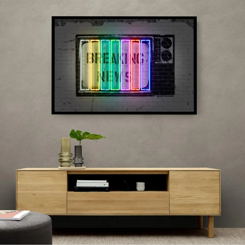 Breaking News Neon Breaking News Neon