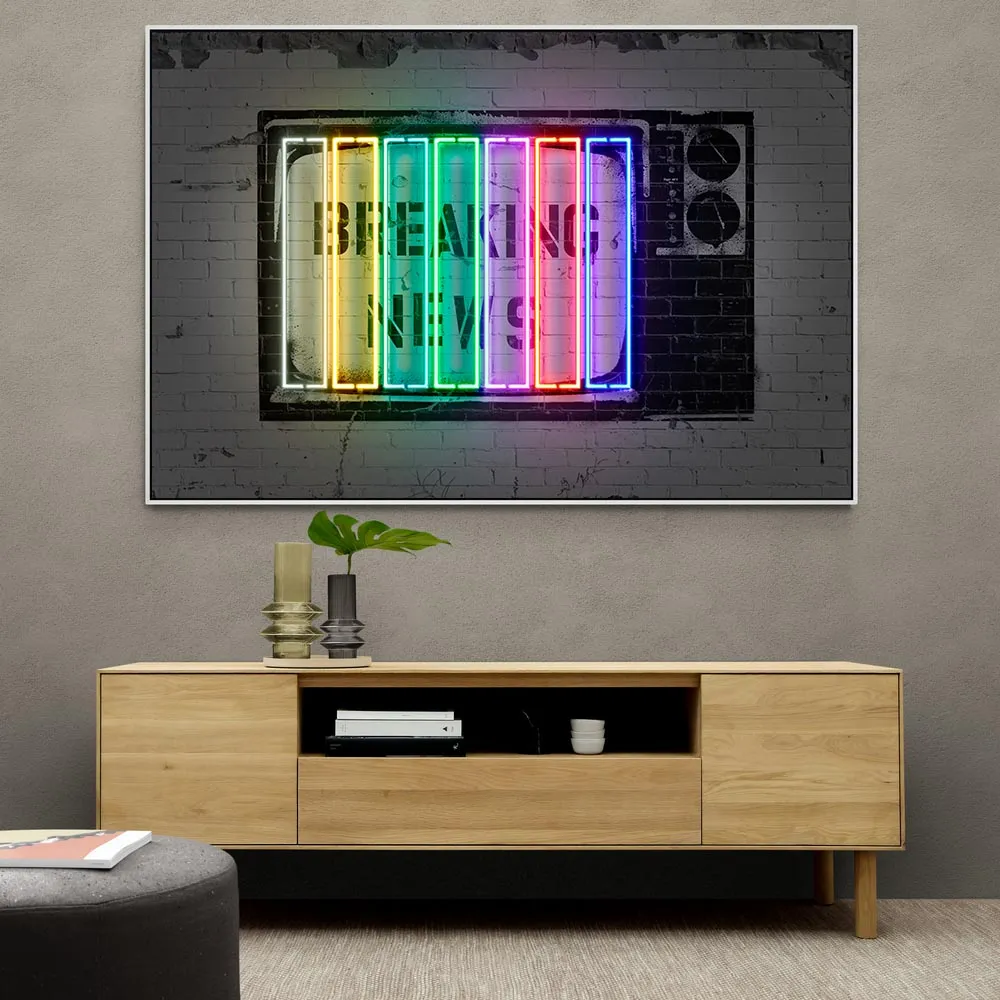 Breaking News Neon Breaking News Neon