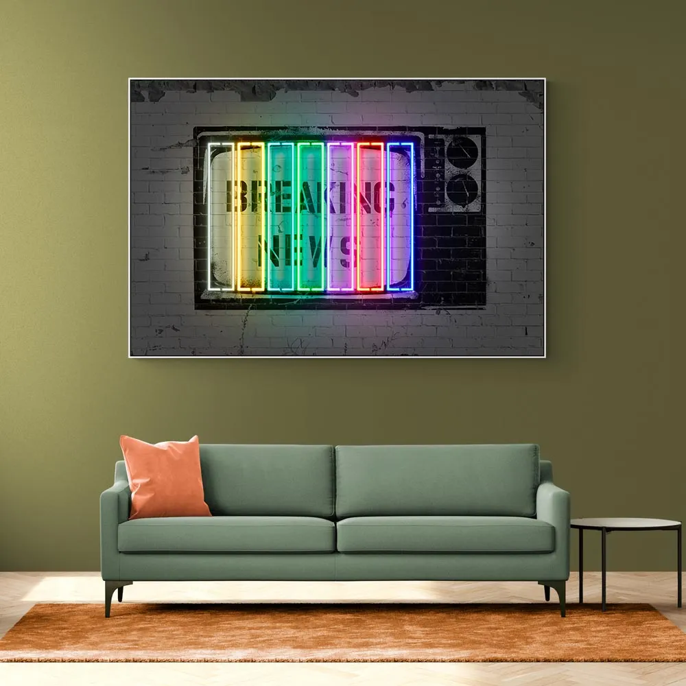 Breaking News Neon Breaking News Neon