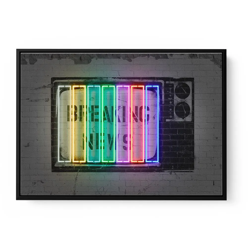 Breaking News Neon Breaking News Neon