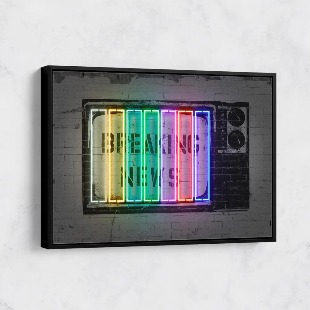 Breaking News Neon Breaking News Neon