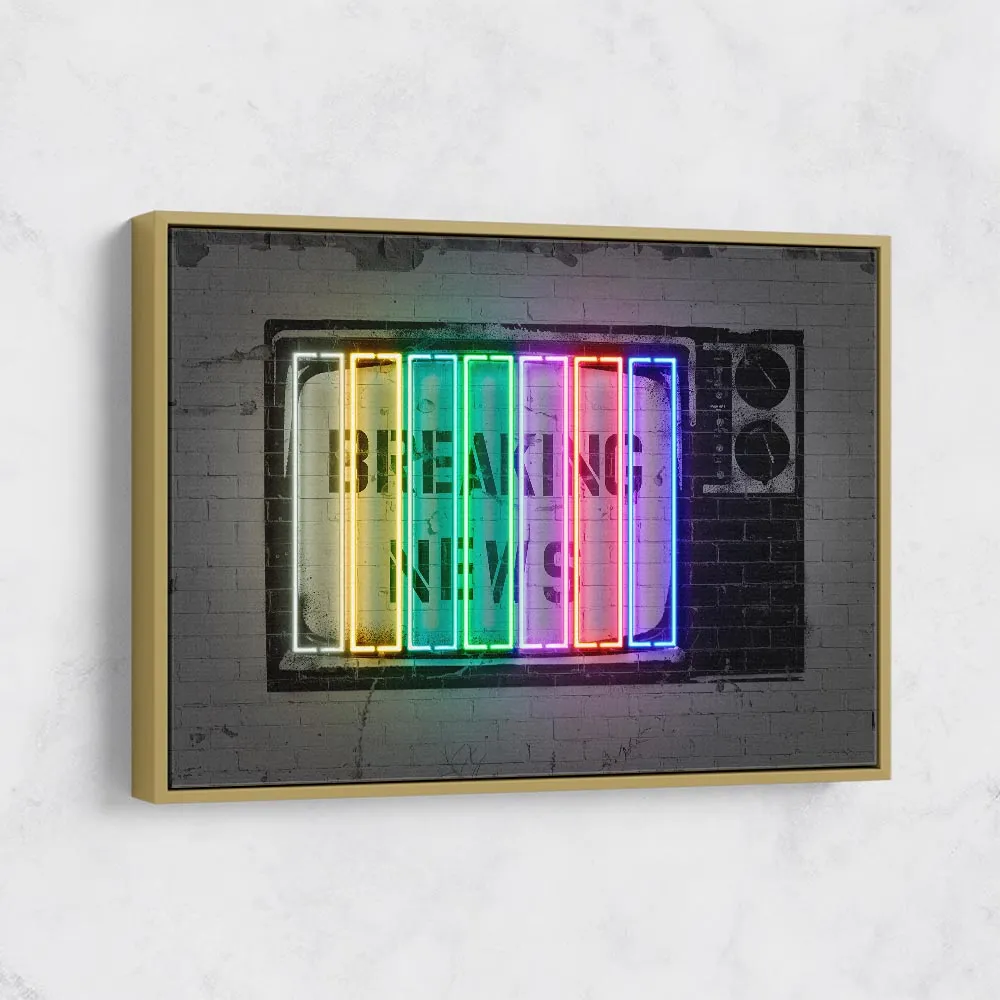 Breaking News Neon Breaking News Neon
