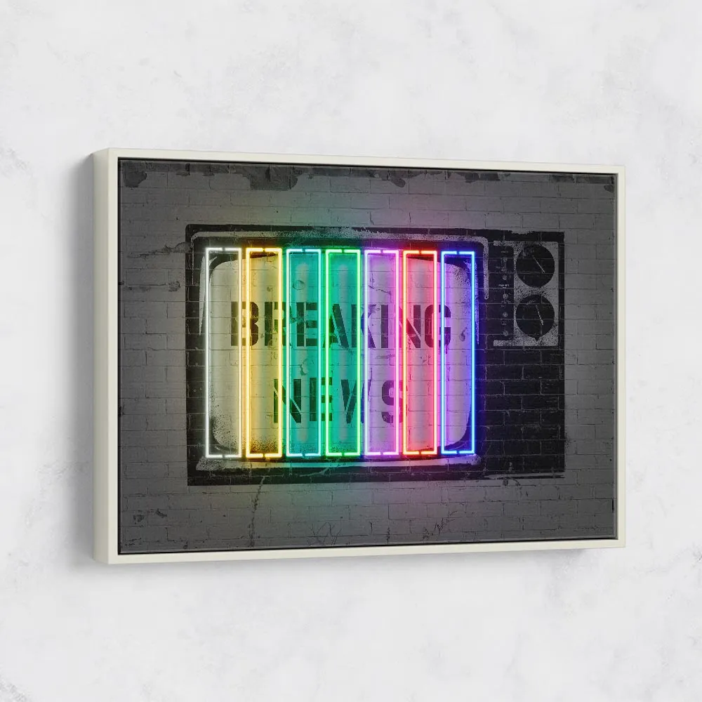 Breaking News Neon Breaking News Neon