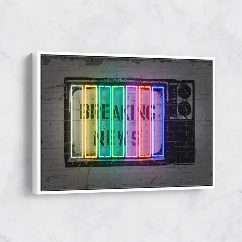 Breaking News Neon Breaking News Neon