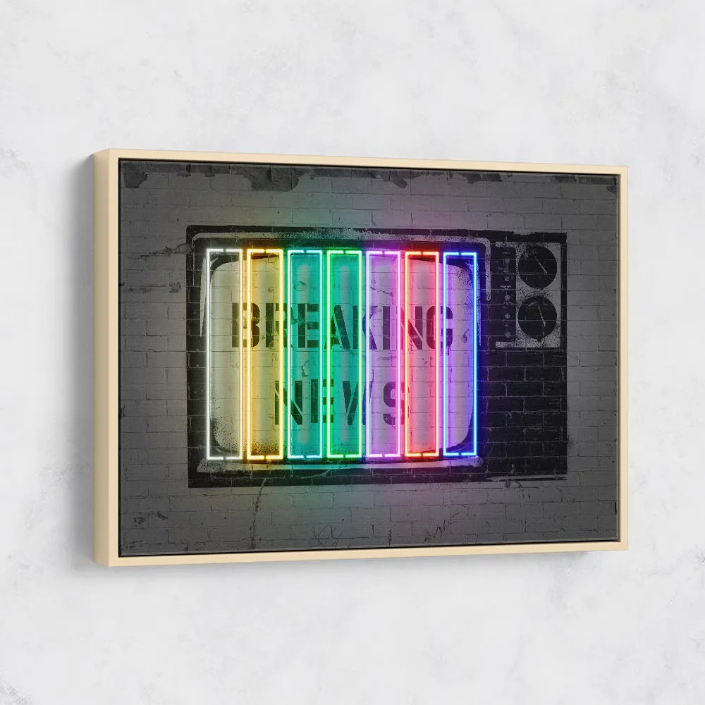 Breaking News Neon Breaking News Neon