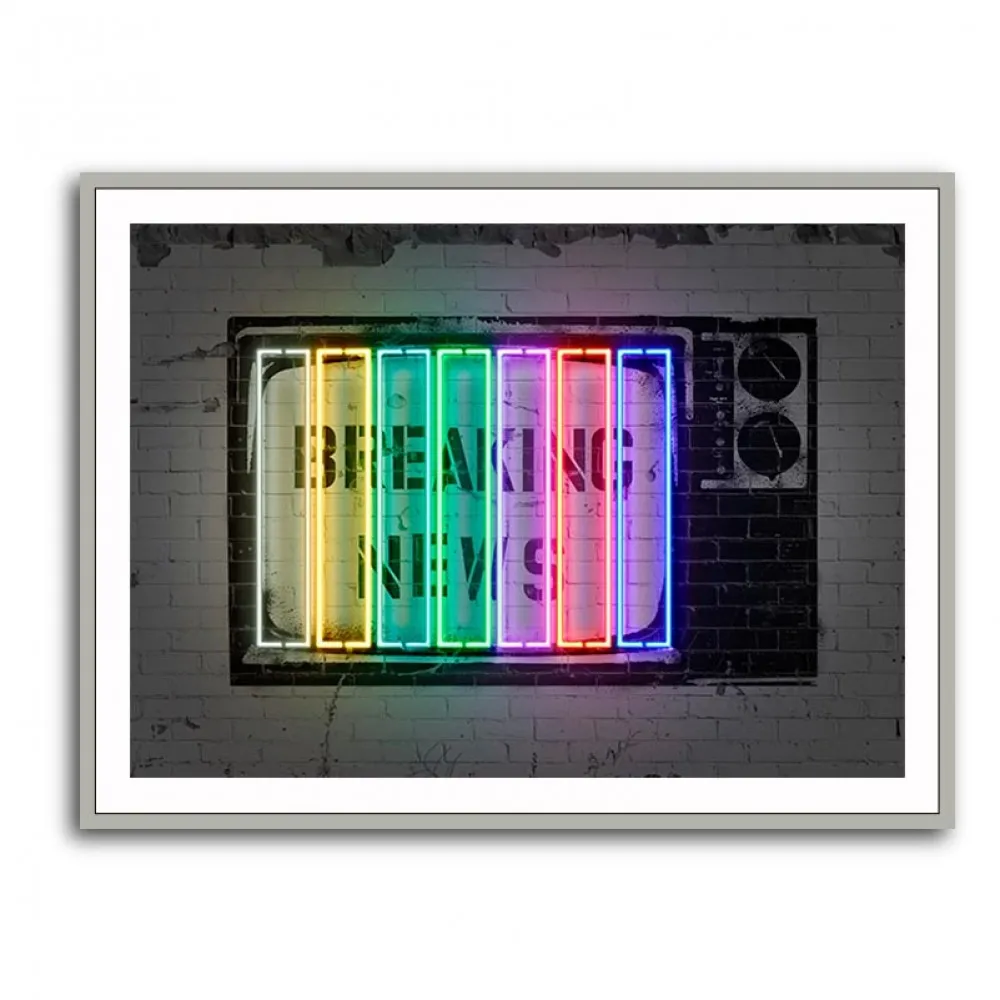 Breaking News Neon Breaking News Neon